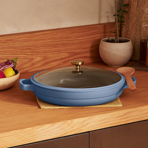 Ceramic Nonstick Dual Handle Always Pan 32 cm-Steam-hover