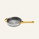 Titanium Always Pan Pro 20 cm: a small silver frying pan with a textured interior and gold-toned handles.